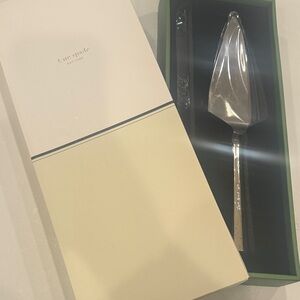 Kate Spade Silver Cake Server with Box
